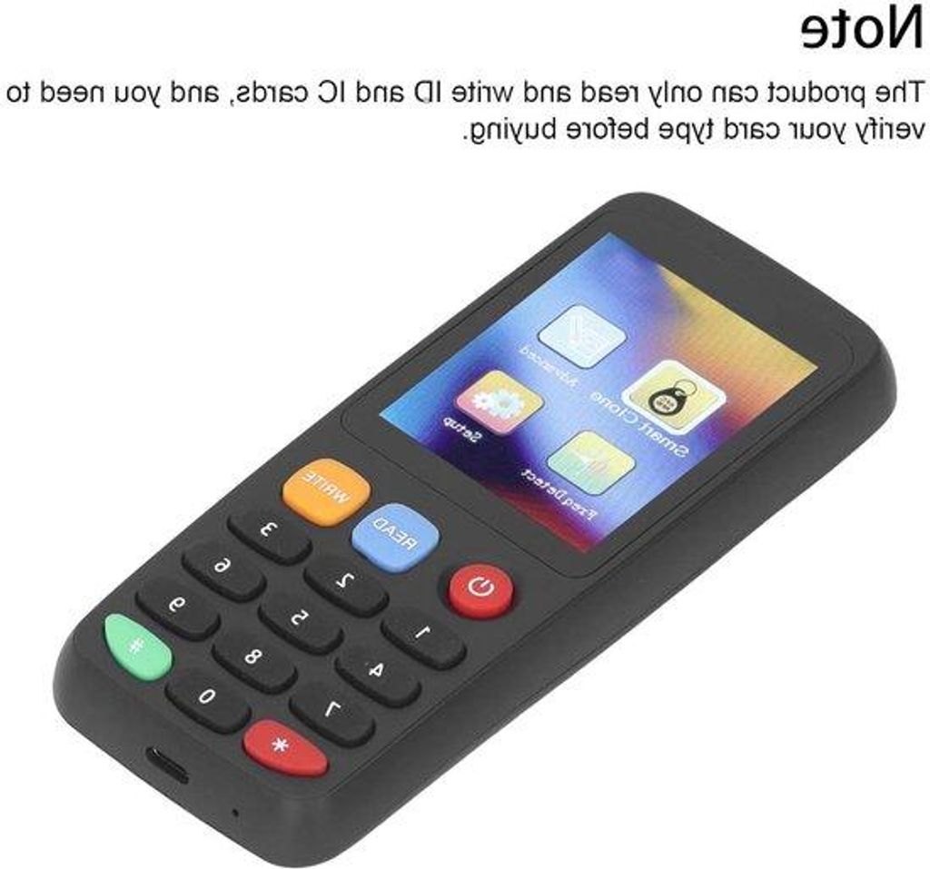 RFID-Kopiergerät mit ID-IC-Leser und Schreiber mit Duplicator - inklusive 5 UID-Labels und 5 T5577-Karten