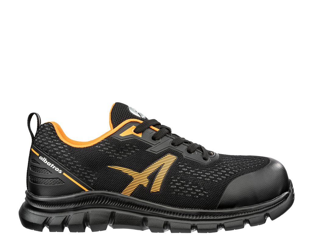 Albatros Sicherheitshalbschuh LEVITATE LOW S1PS SR 647230 Gr. 42 schwarz/orange