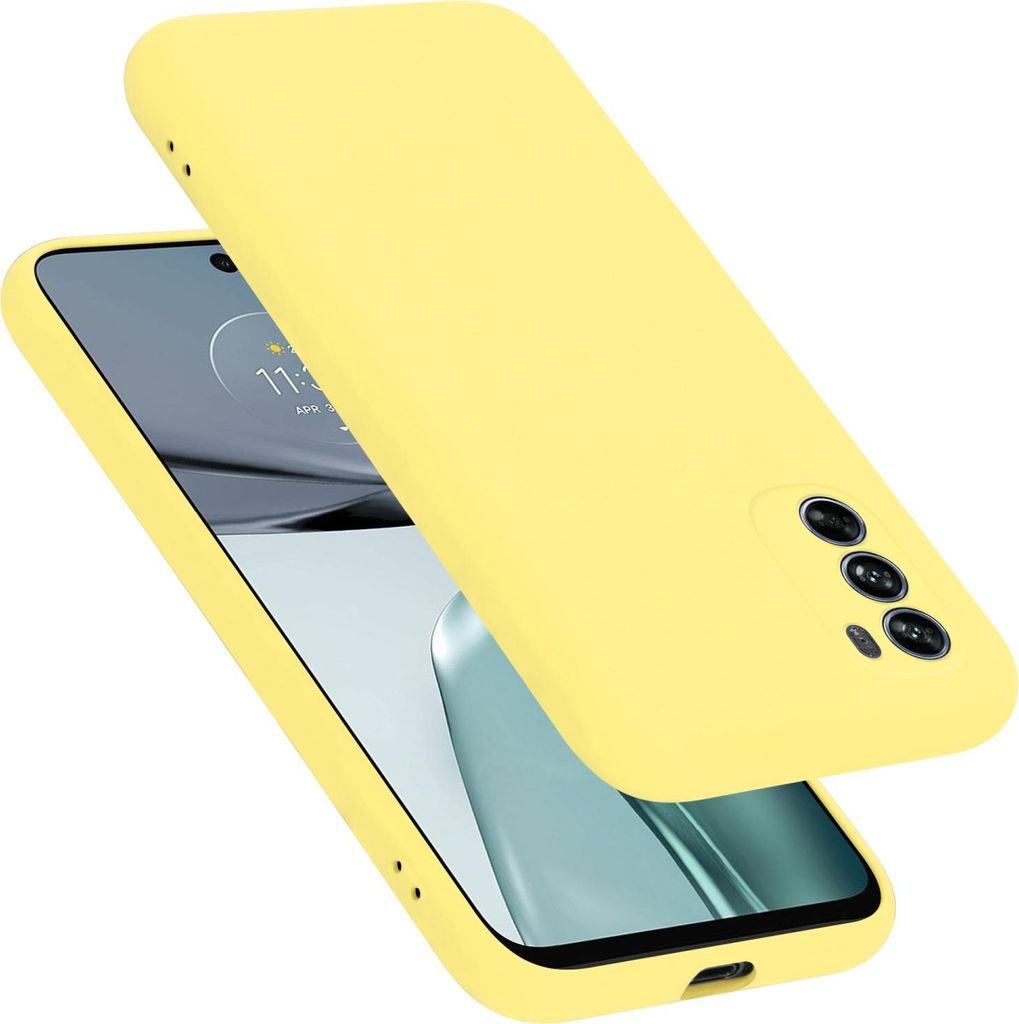Cadorabo Schutzhülle für Motorola MOTO G62 5G Hülle in Gelb Produktbild 