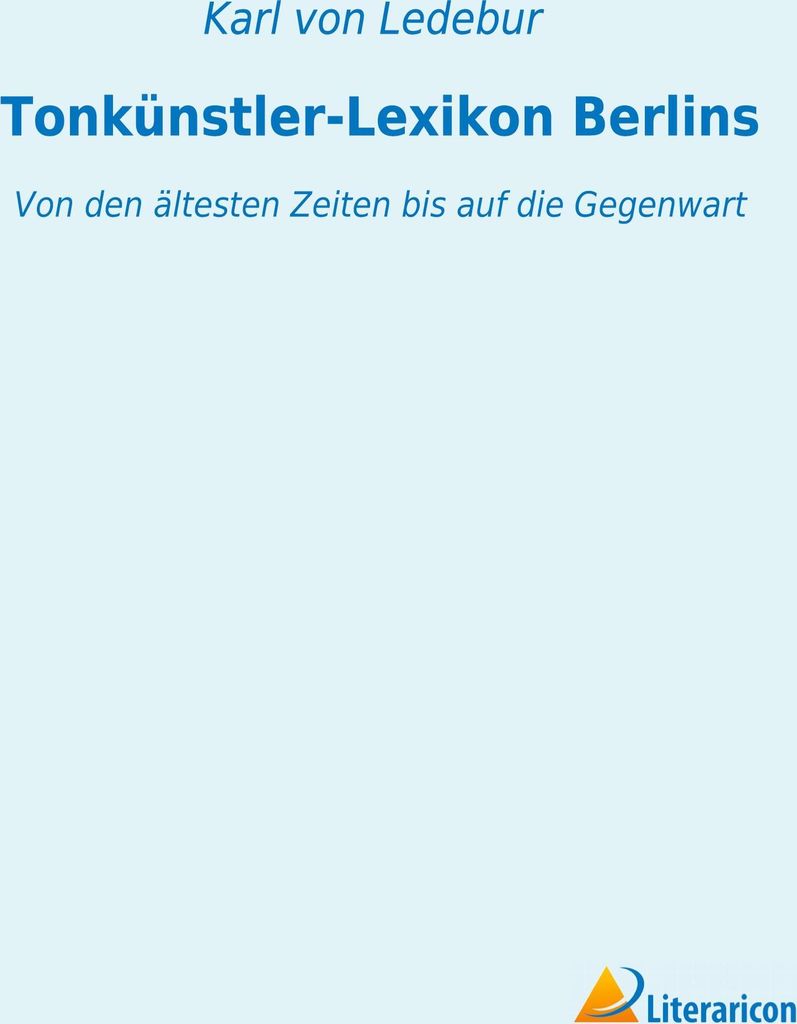 Tonkünstler-Lexikon Berlins