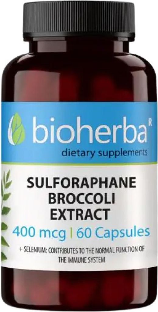 Estratto di sulforafano dai broccoli 400 mcg 100 capsule Immagine del prodotto 