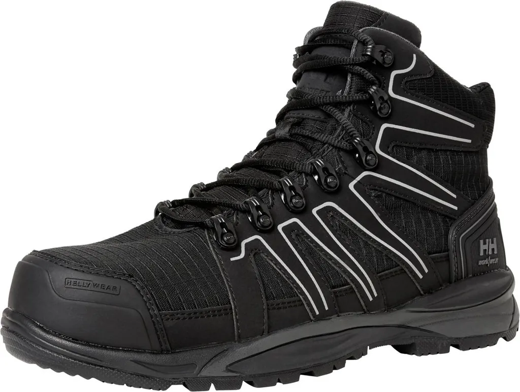 Helly Hansen Manchester Mid S3 78422 Bottes de Sécurité Noir Gris T43