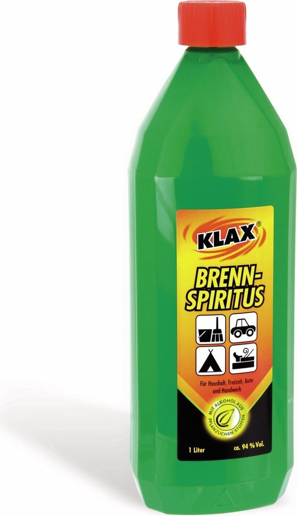 KLAX Brennspiritus 1 Liter Flasche Produktbild 