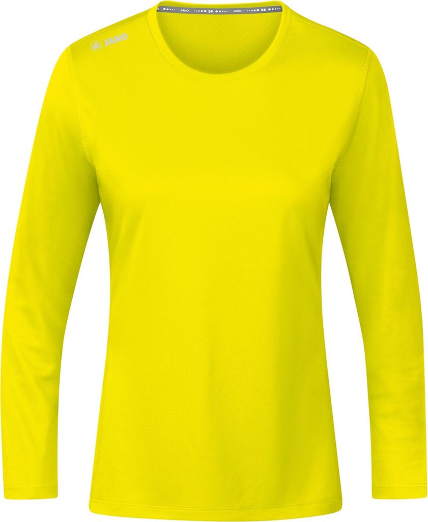 JAKO Damen Longsleeve Run 2.0, Farbe:neongelb, Größe:38