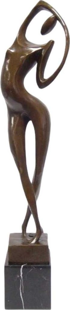 Bronzeskulptur Bronzefigur Frau Weiblicher Akt Abstrakt-Stil