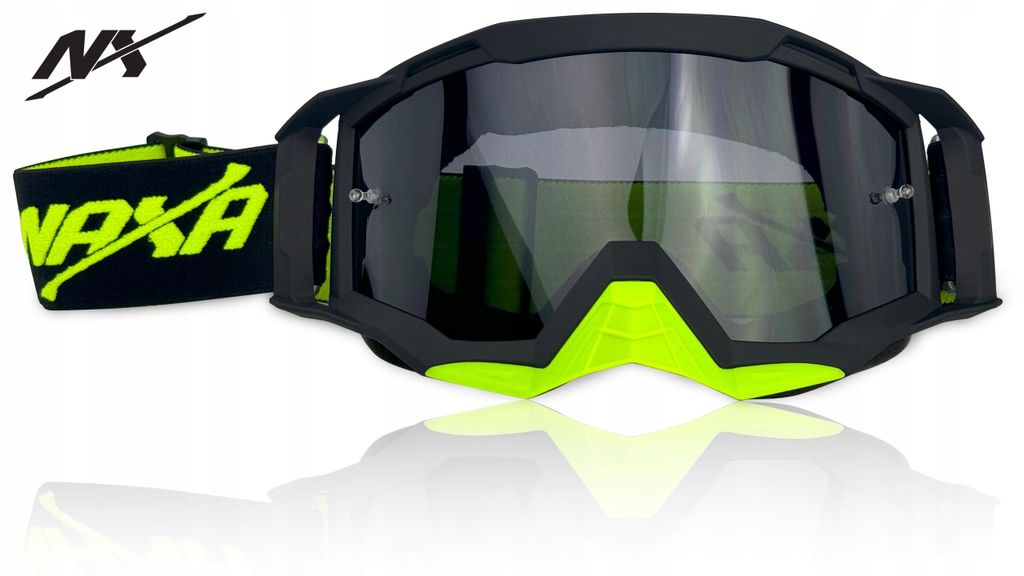 Naxa Goggle G4/CX Cross Enduro ATV Quad Schwarz Getönt Produktbild 