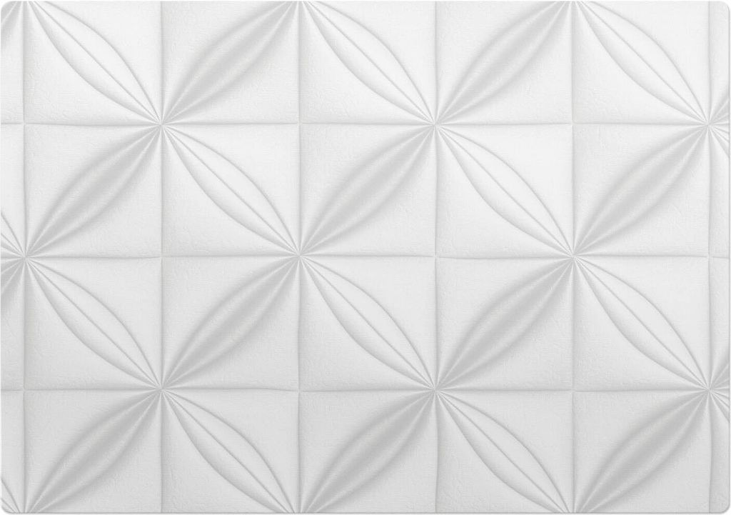 Geometrisches Relief – Bodenschutzmatte – Stuhlunterlage 100x100 cm – Rutschfest – Hartbodenmatte