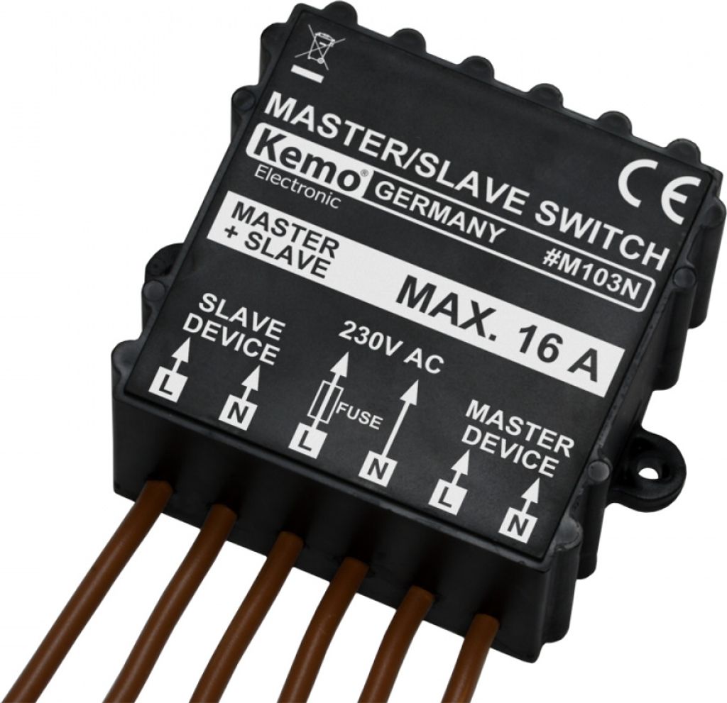 KEMO Master/Slave Schalter, M103N, 230 V/AC (400 V/AC)