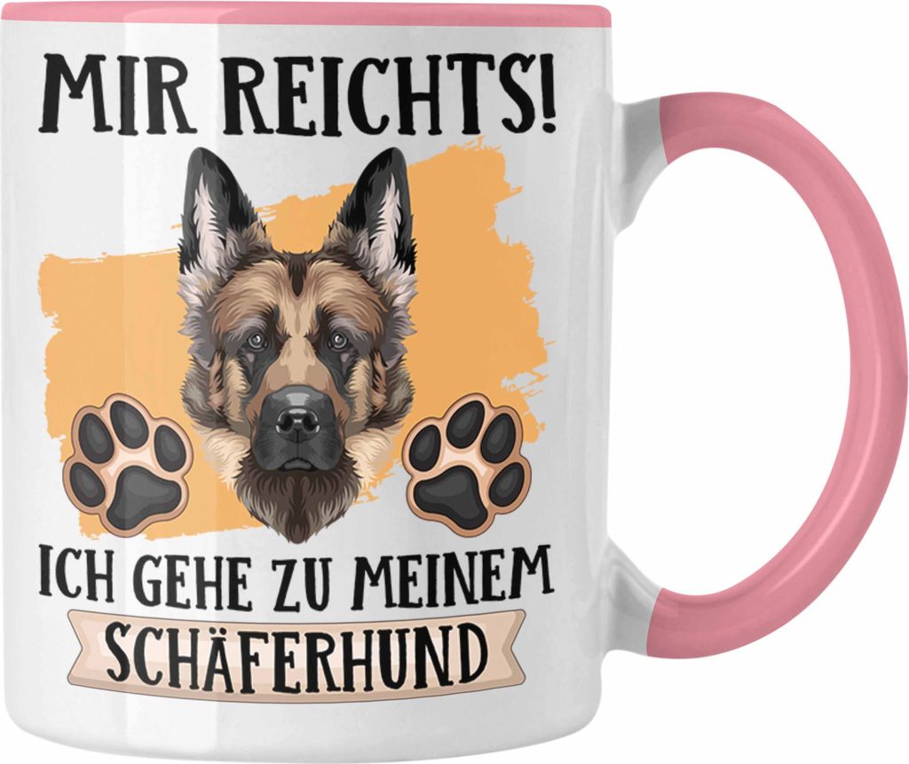 Trendation - Schäferhund Besitzer Tasse Geschenk Lustiger Produktbild 