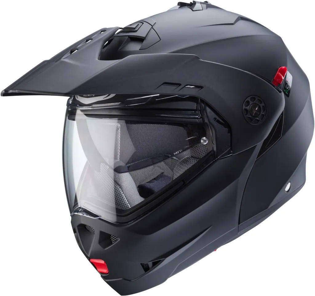 Caberg Tourmax X Noir Mat L : Casque Modulable Adventure avec Visière