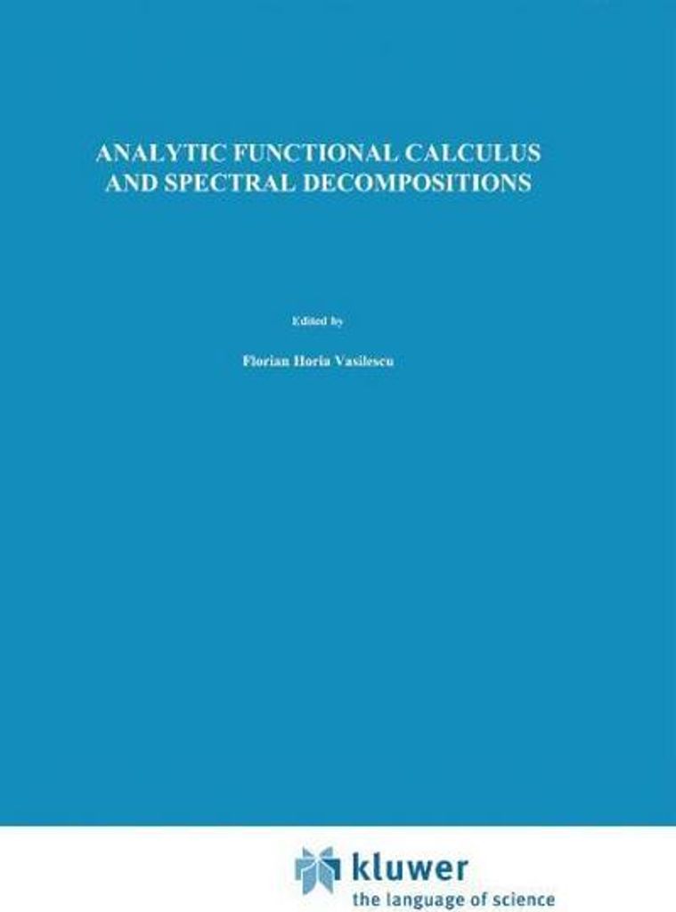 Analytic Functional Calculus and Spectral Decompositions