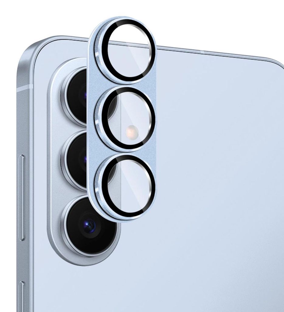 Kamera Schutzglas Linsenschutz für Samsung Galaxy S26 9H Hartglas HD Blau
