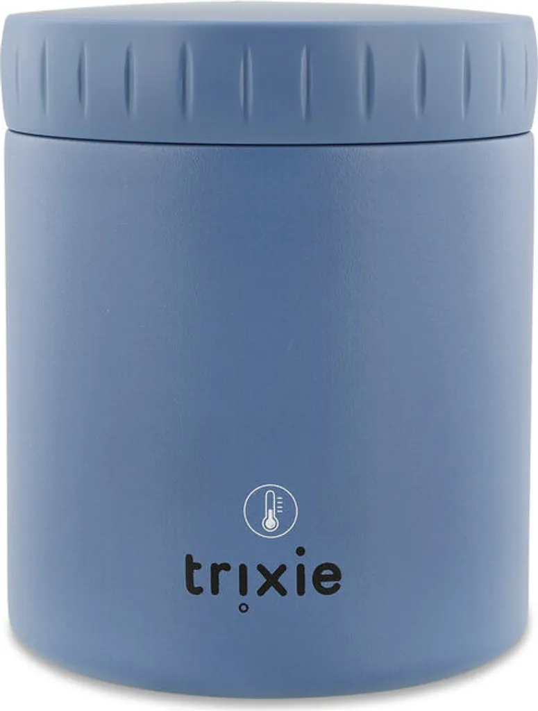 Thermos Repas Enfant Inox Mme Eléphant Trixie 350ml Bleu Ultra Robuste