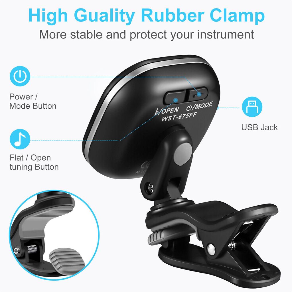 Tragbares Stimmgerät A003A Mit Samtetui - Präzise Tonhöhenkorrektur Für Sänger & Musiker