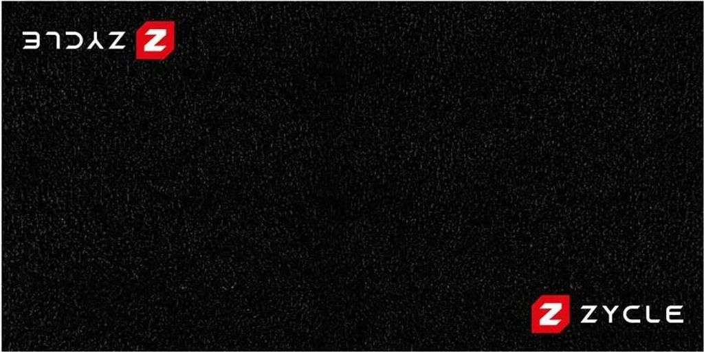 Zycle Matte Schwarz 1820 x 810 x 6 mm Schwarz 1820 x 810 x Produktbild 
