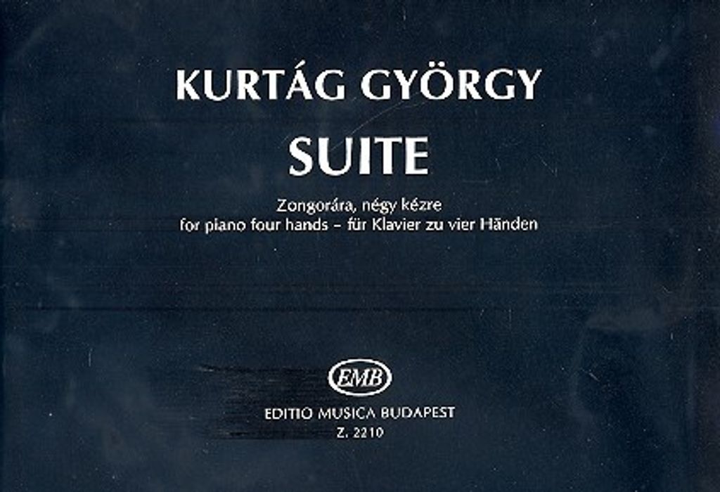 Suite für Klavier zu 4 Händen Spielpartitur