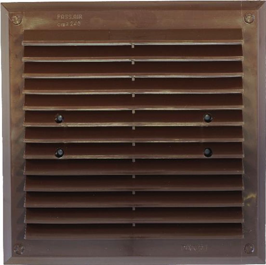 Lüftungsgitter 215*215Mm Braun 834 - Kra 004834