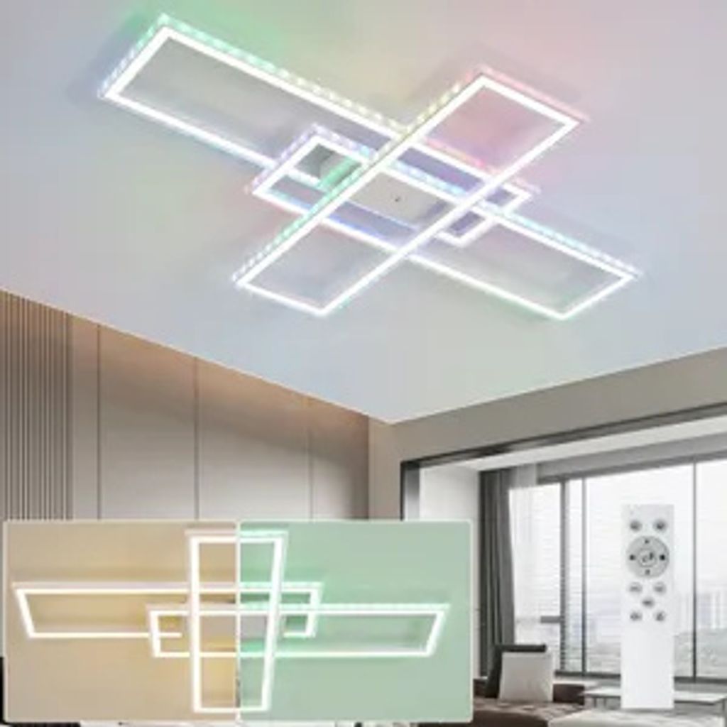ZMH LED Deckenleuchte Weiß Deckenlampe lampe Dimmbar mit Produktbild 