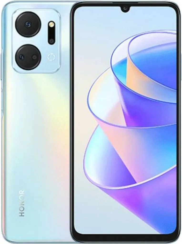 Téléphone Portable Honor X7a Argent 128 Go Écran 6.7 Pouces Batterie 6000mAh