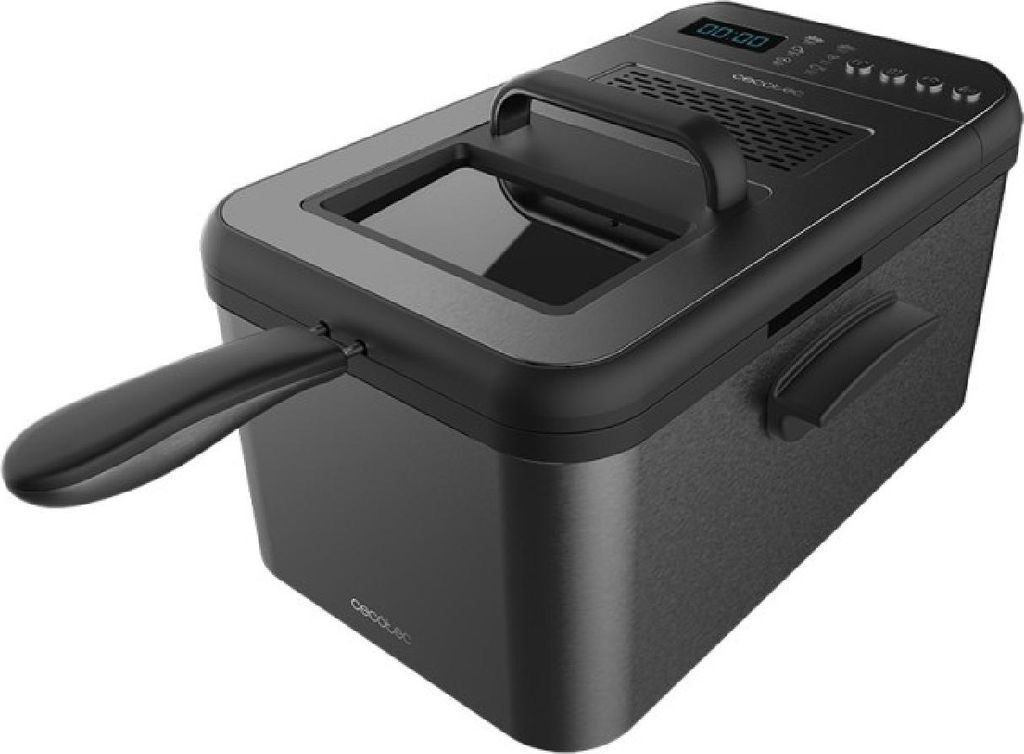 Cecotec Fritteuse mit Öl CleanFry Luxury 3000 Dark