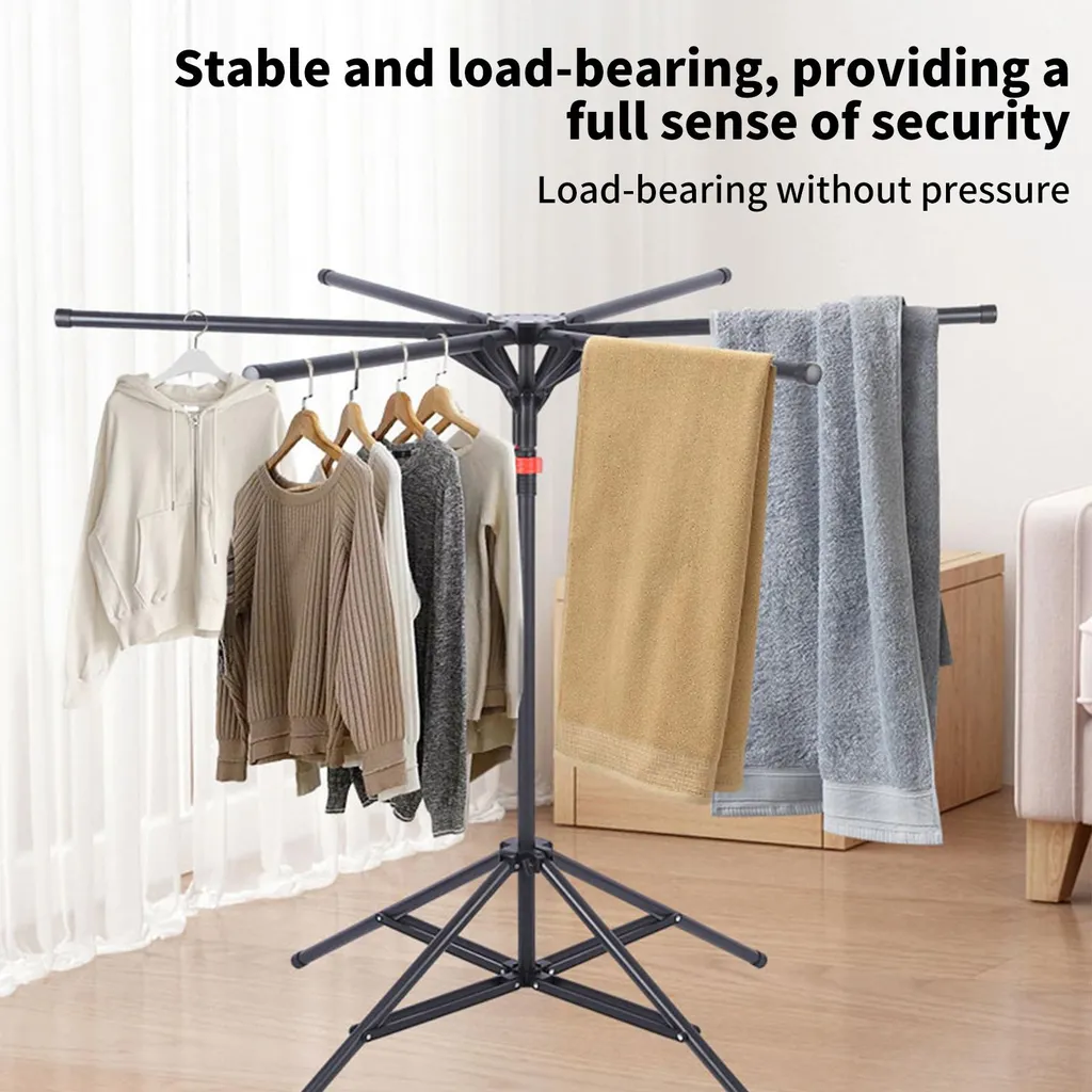 Séchoir à linge robuste capacité 40 kg avec barres de suspension modulables
