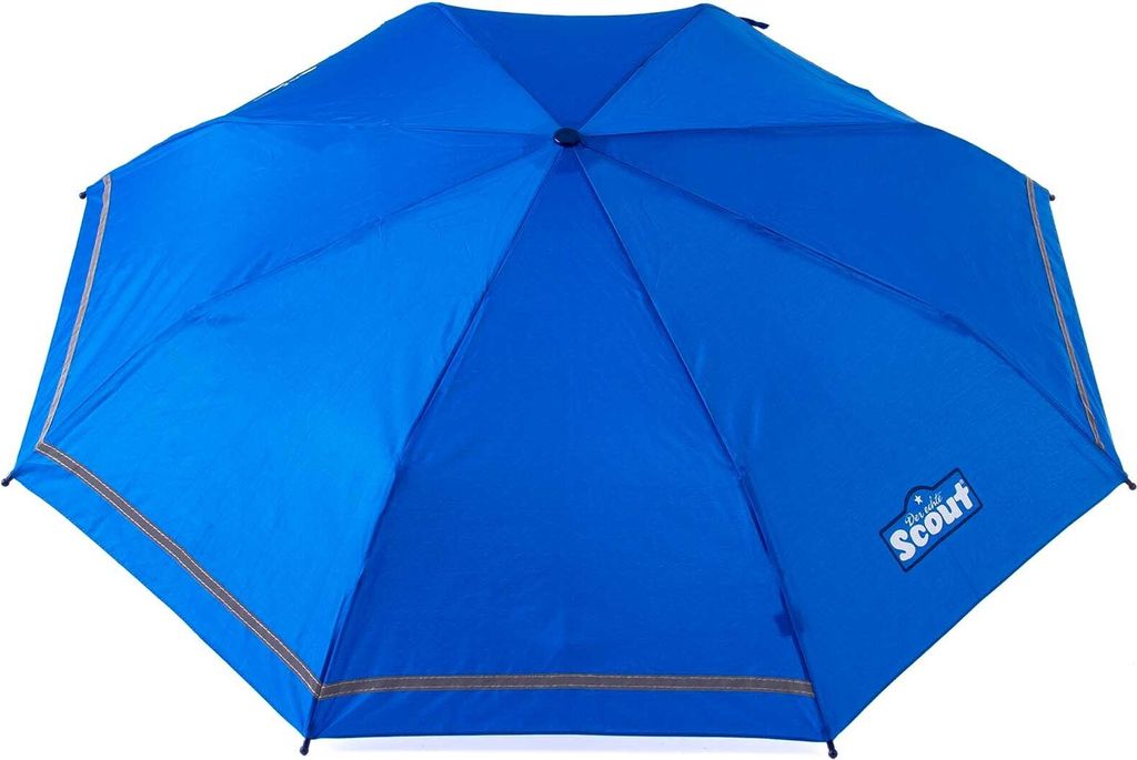 Scout Kinder-Taschenregenschirm mit Reflektorband Royal Produktbild 