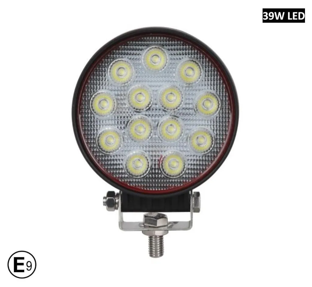 Éclairage Additionnel LED 39W pour 4x4 et Camion 12V 24V Rond Puissant