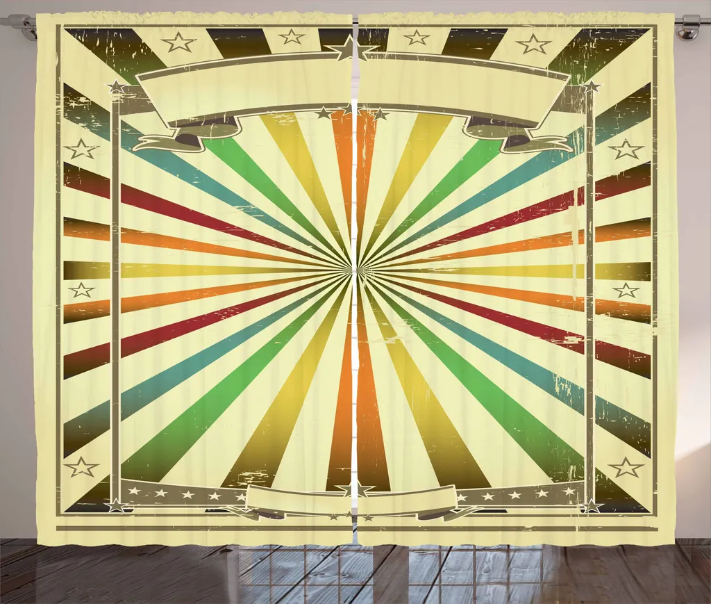 ABAKUHAUS Anno Rainbow Tenda Rustica 280x175cm - Arredo Soggiorno Vivace