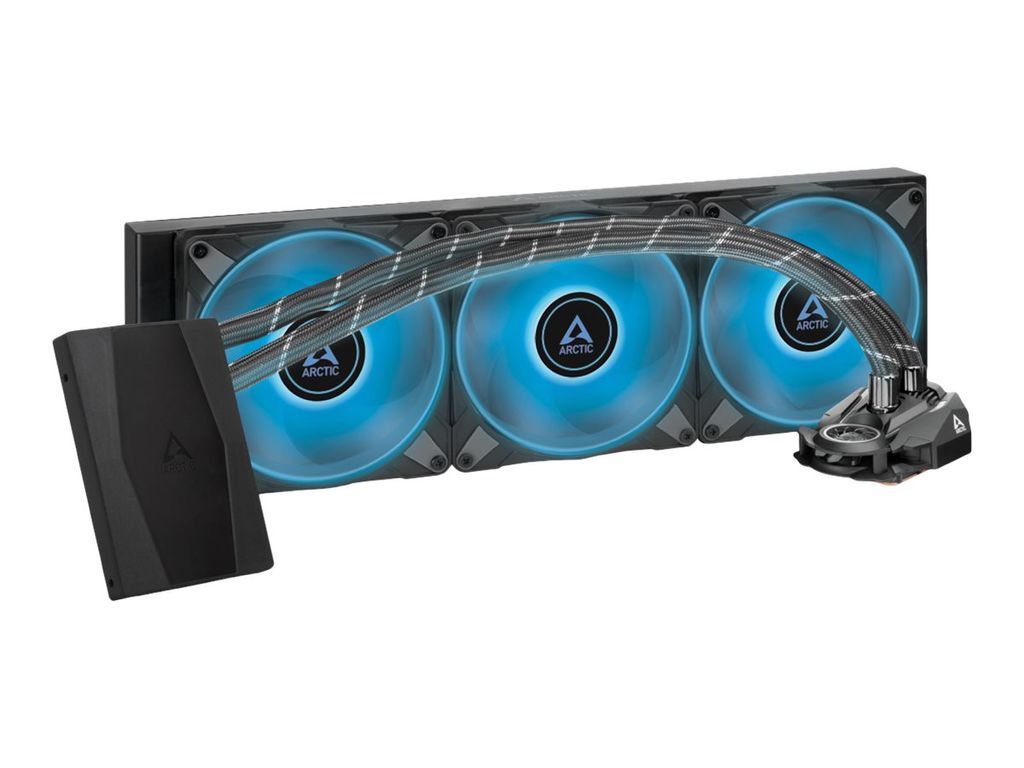 WAK ARCTIC Liquid Freezer II 420 RGB Black with Controller Produktbild 