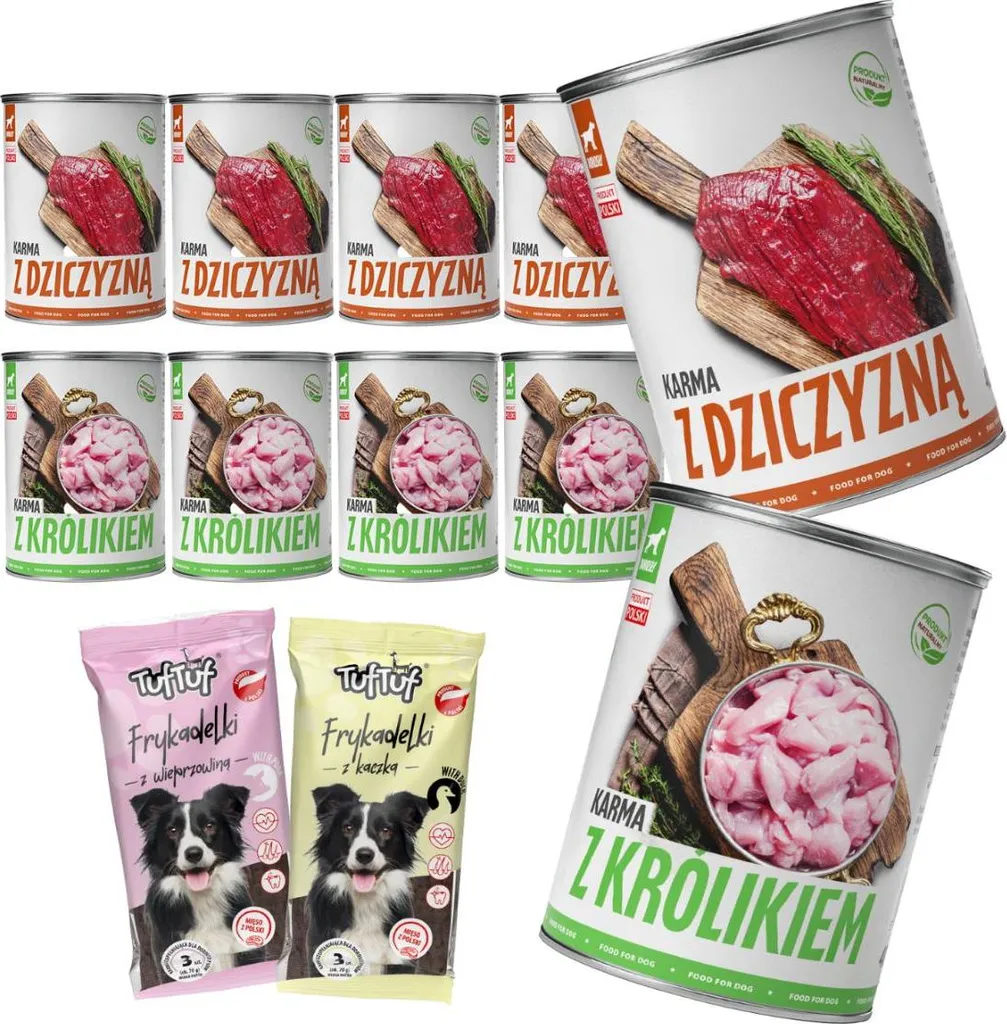Pâtée chien pour digestion sensible au gibier et lapin, 10 x 400g pro