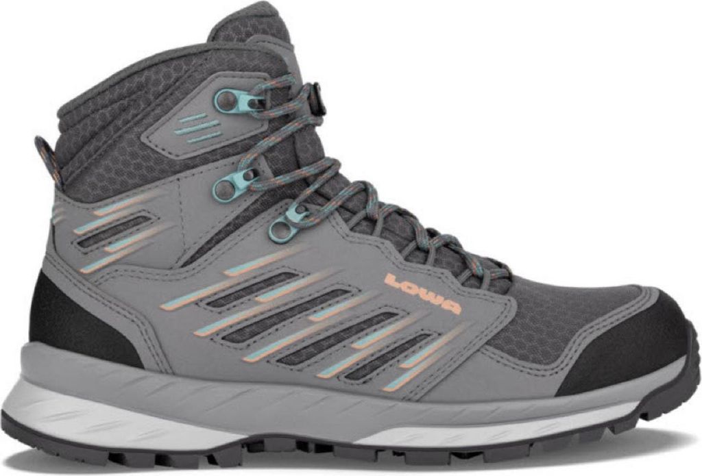 Lowa Damen Trekkingstiefel TREK EVO GTX MID Ws Grau Arktis