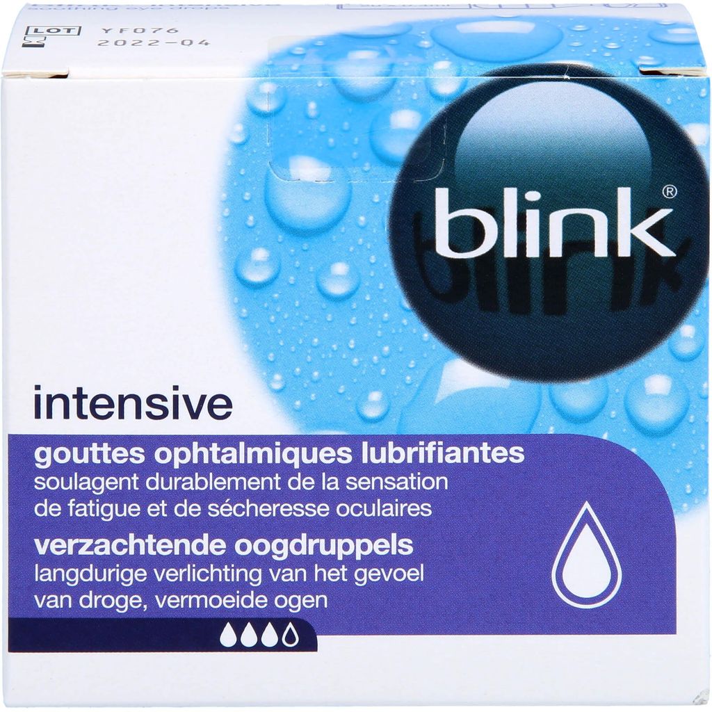 intensywnie łagodzące krople do oczu blink, 20 pipet Zdjęcie produktu 