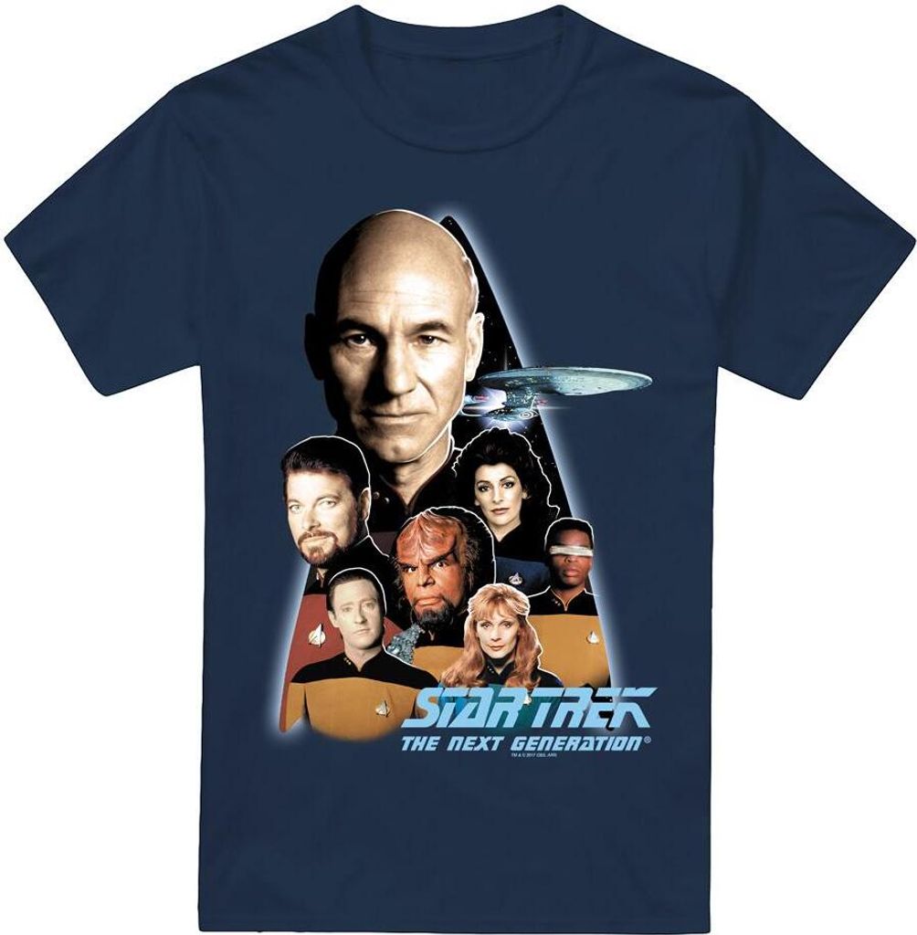 Star Trek - "Next Generation" T-Shirt für Herren TV13698 (XXL) (Marineblau)