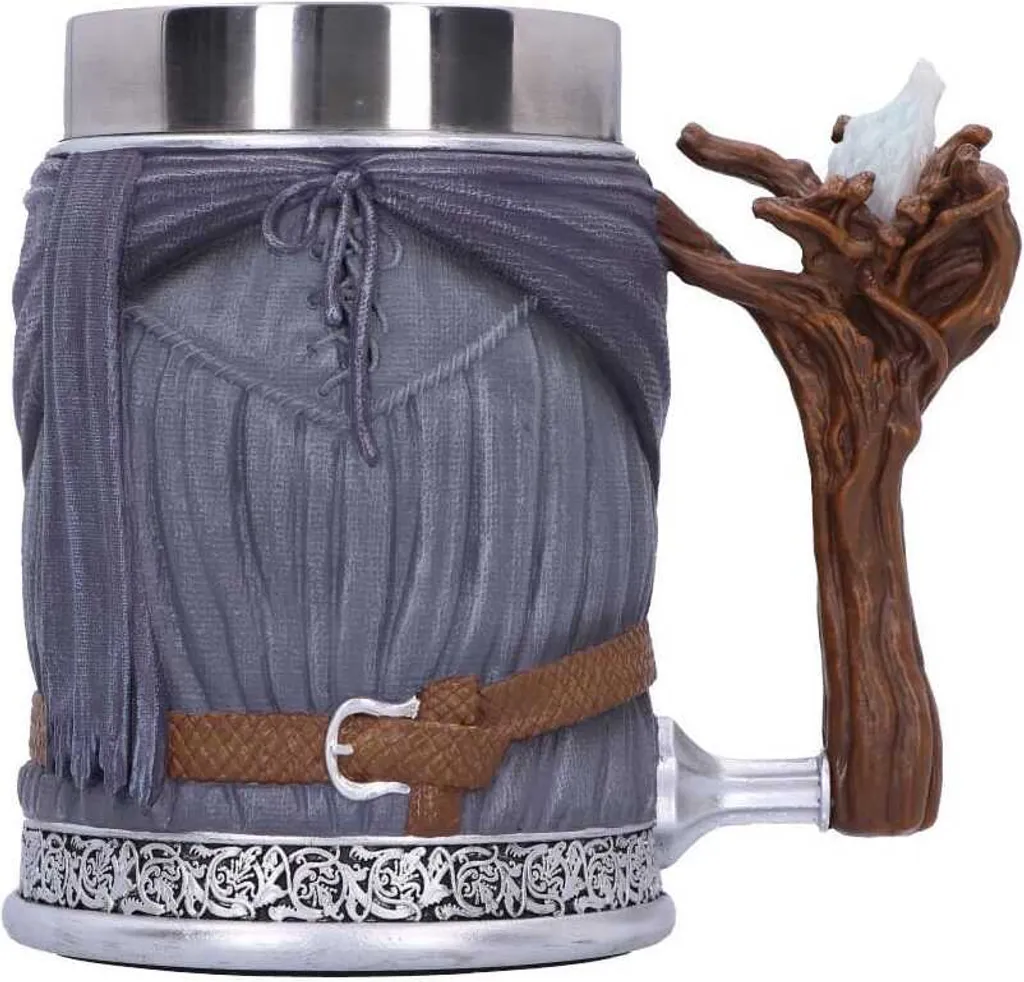 Cadeau Seigneur des Anneaux : Chope Gandalf 15,5 cm pour Fans de Fantasy