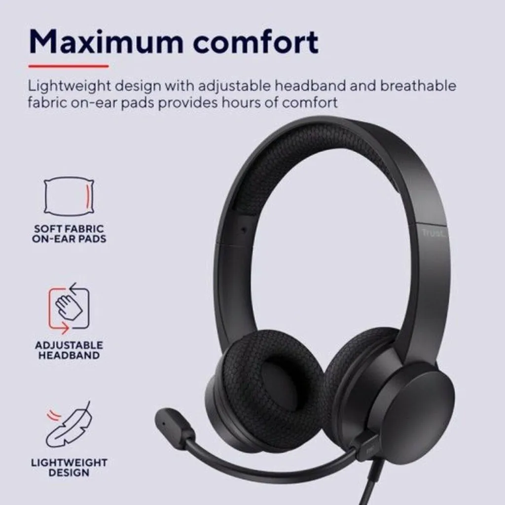 Micro-casque USB Ayda avec réduction de bruit ENC - Audio Haute Qualité