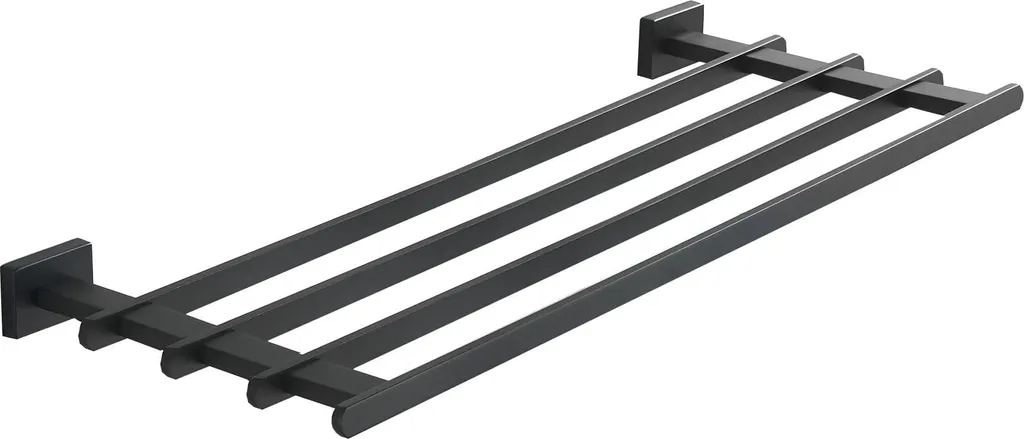 Mexen Arno mensola per asciugamani, nera - 7020720-70