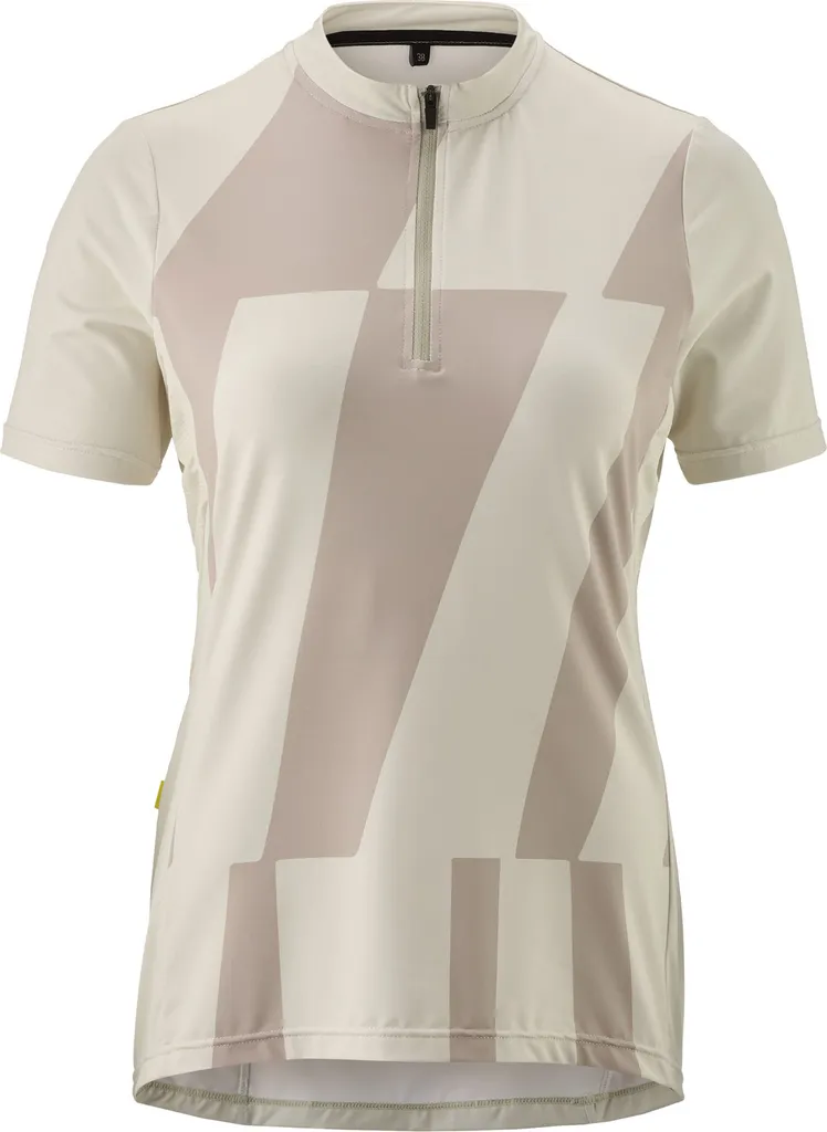 Haut de cyclisme femme Gonso Adventure zippé gris château taille 40