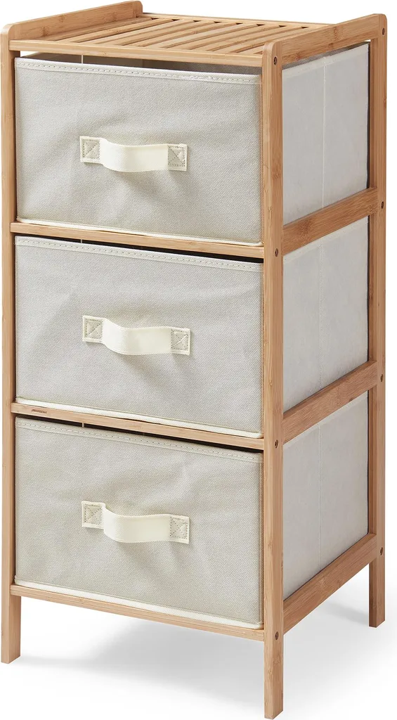 Gagnez de la Place avec cette Commode Maldon Compacte en Bambou 79cm