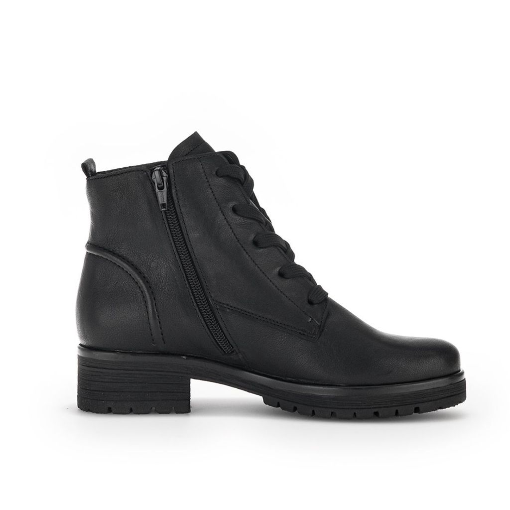 Gabor Boots 2.095, Glattleder, Schwarz, Damen