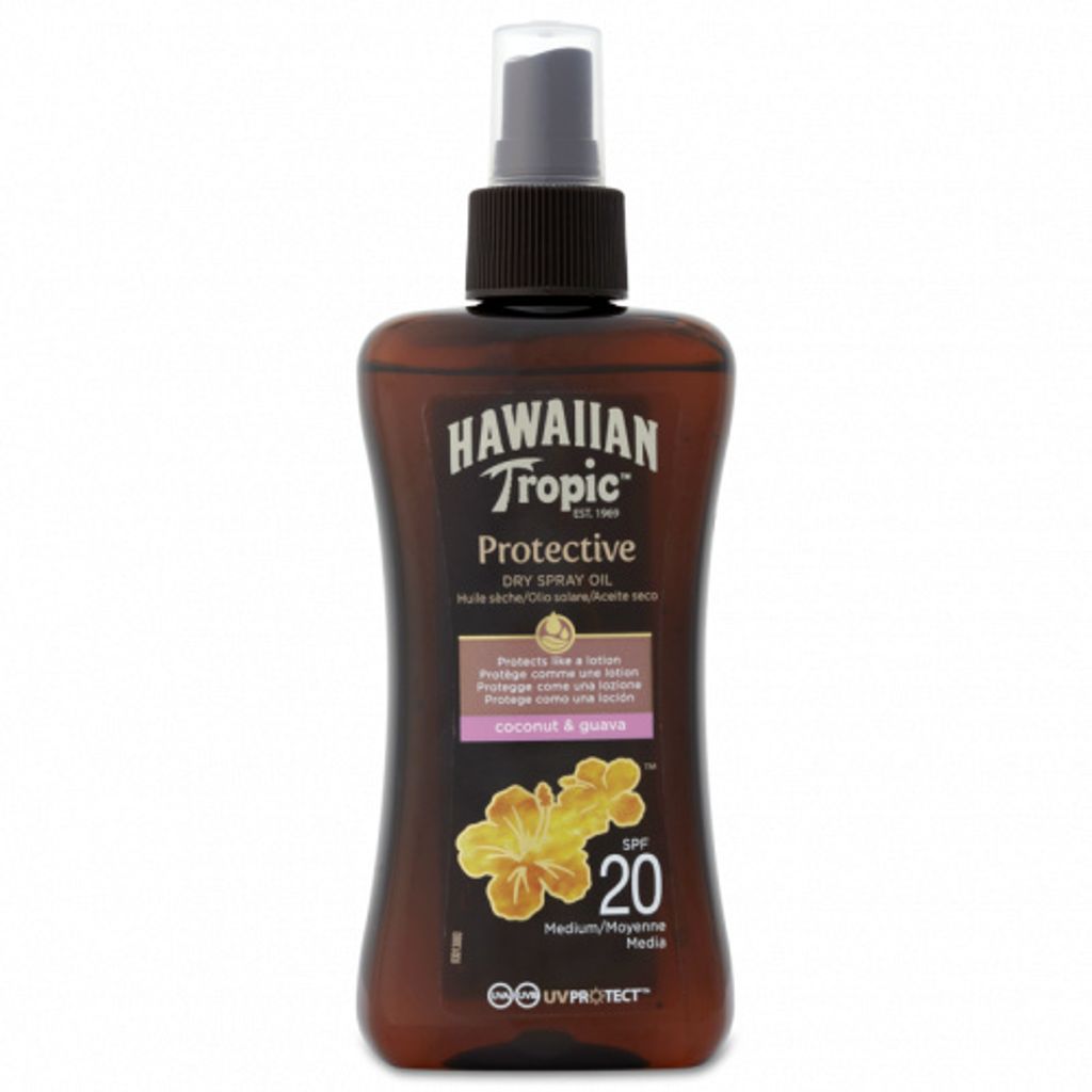 Hawaiian Tropic Protect Dry Spry Oil SPF 20 200ml Obrázek produktu 