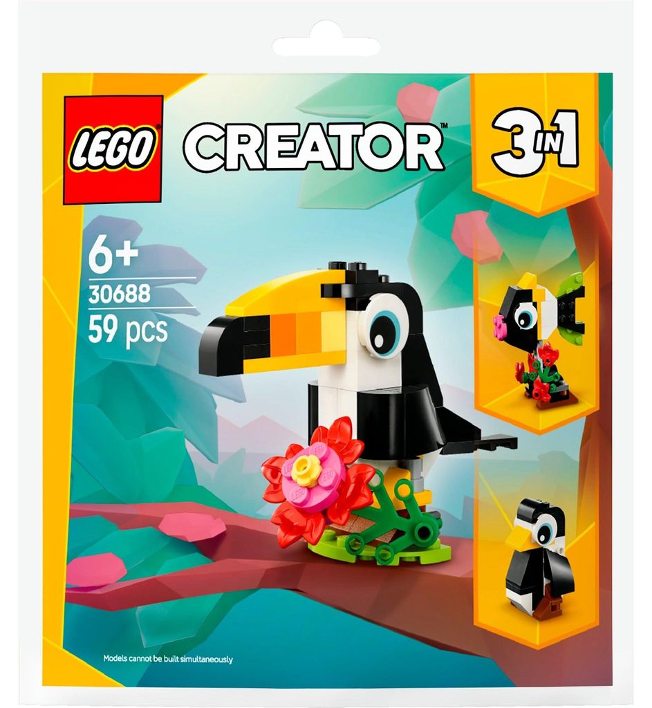 LEGO Creator Tropický tukan, Stavebnica, 6 rok / roky, Obrázok produktu 
