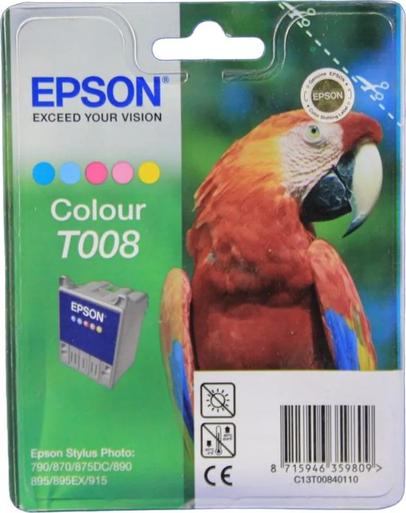 Epson T008 Pack Tri-color Grande Capacité 46 ml Longue Durée