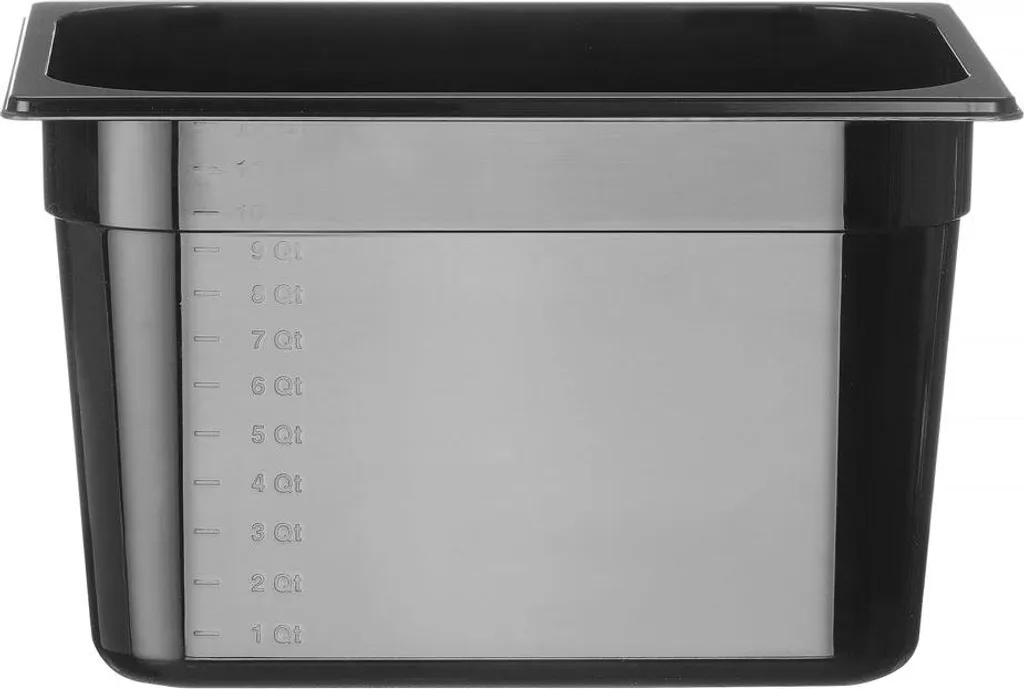 HENDI Contenitore gastronorm 1/2, Profi Line, 12,5L, nero, 325x265x(H)200mm