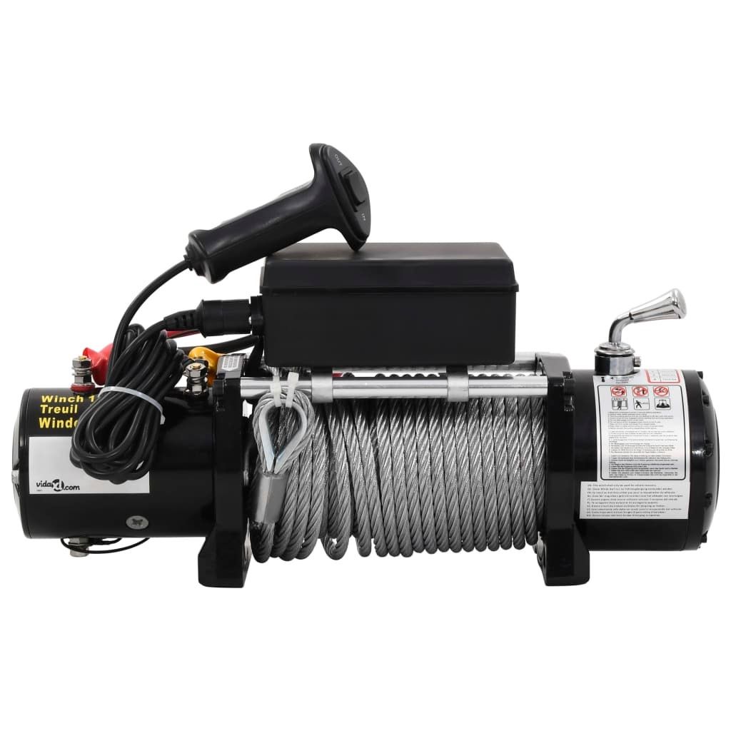 vidaXL Elektrický káblový navijak 12 V 5909 kg Obrázok produktu 