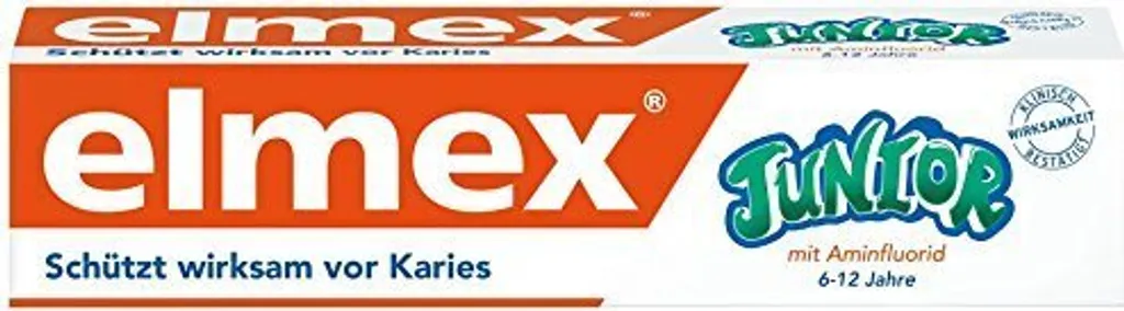 Dentifricio Elmex Junior 6 confezioni da 75ml (450ml totali) | Offerta Risparmio - 1