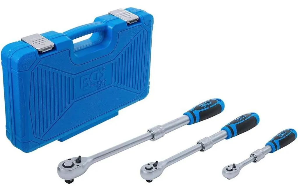 Coffret de Cliquets Télescopiques - 3 Tailles standards en Acier Renforcé