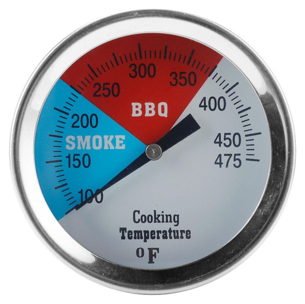 INF Edelstahl Bimetall-Thermometer 5cmx5cmx7.5cm 100450°F Grill und Ofen