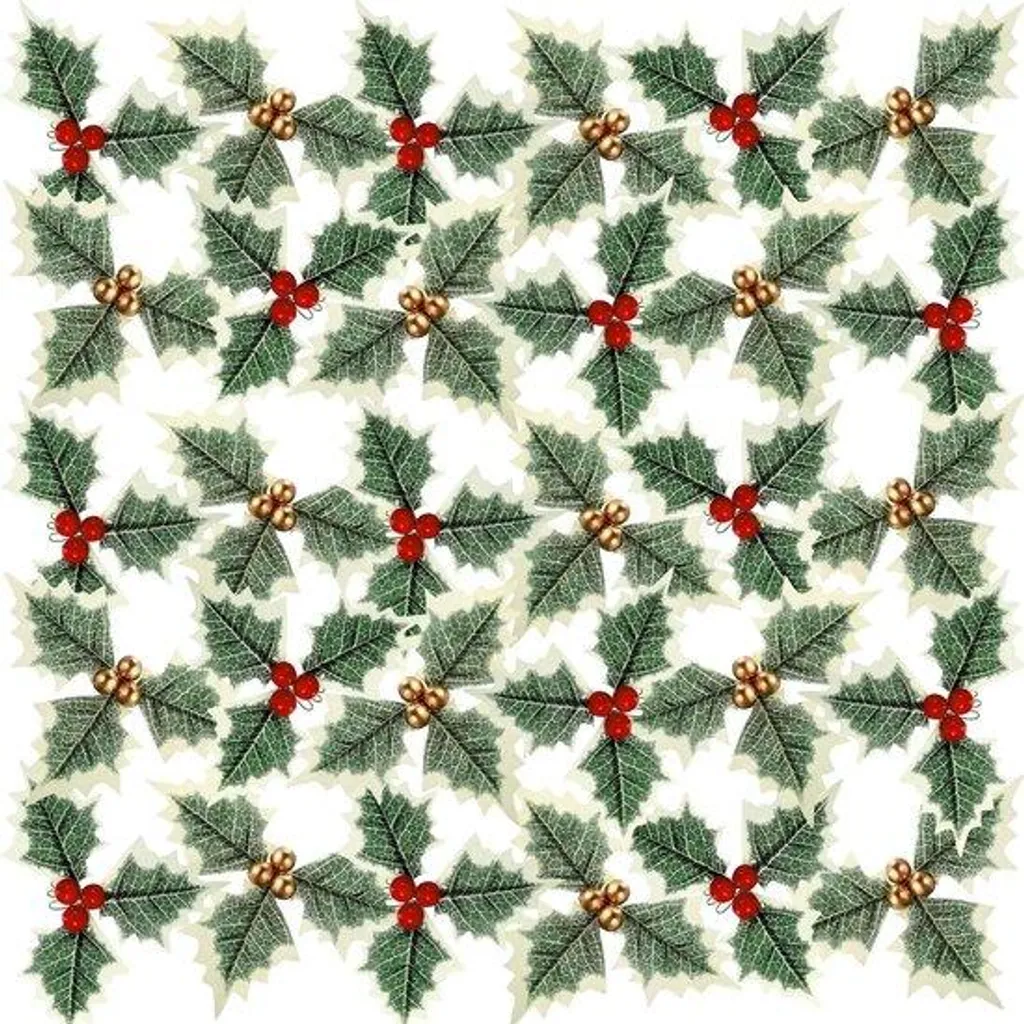 Décoration de Noël baies artificielles bicolores pour couronnes et sapin