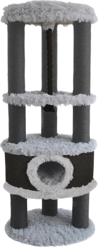 Arbre à chat Duvo+ Fabian gris - Griffoir design avec plateforme de repos