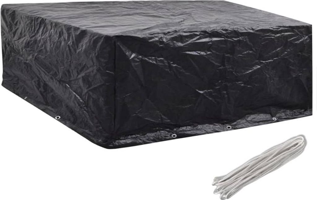 vidaXL Gartenmöbel-Abdeckungen 2 Stk. 10 Ösen 260x260x90 cm Produktbild 